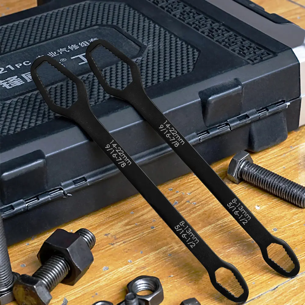 8-22mm Universal Torx Wrench Board Adjustable Double-head Torx Spanner Self-tightening Glasses Wrench Multi-purpose Hand Tools