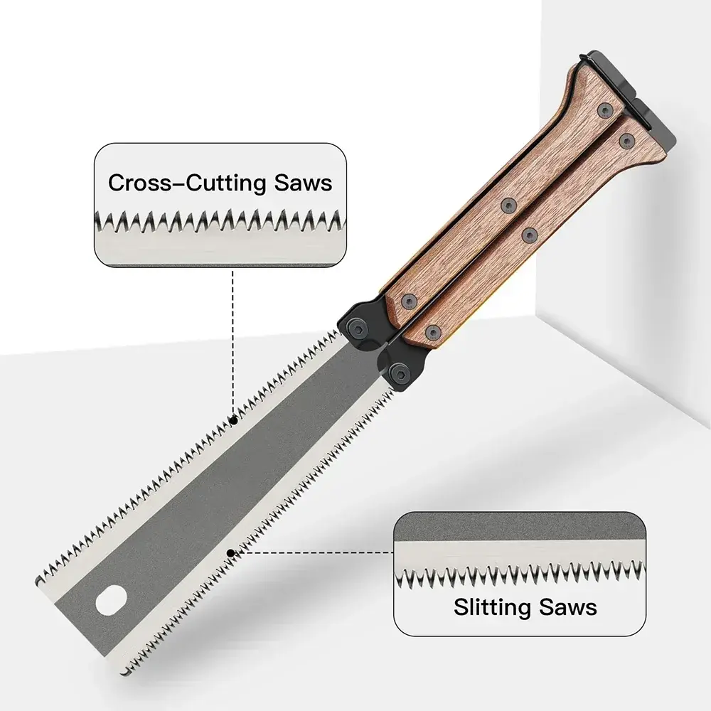 Woodworking Specialized Hand Saw Double-sided Saw Tree Sawing Tool Manual Tools Blade Saw Household Small Handheld Folding Saws