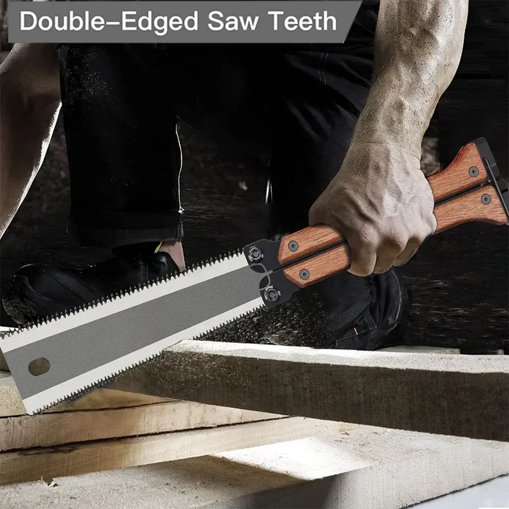 Woodworking Specialized Hand Saw Double-sided Saw Tree Sawing Tool Manual Tools Blade Saw Household Small Handheld Folding Saws