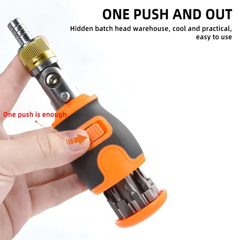 8 in 1 Adjustable Mini Ratchet Screwdriver Precision Multi Tools With Magnetic Bits Suitable For Mobile Phone Repair Hand Tools