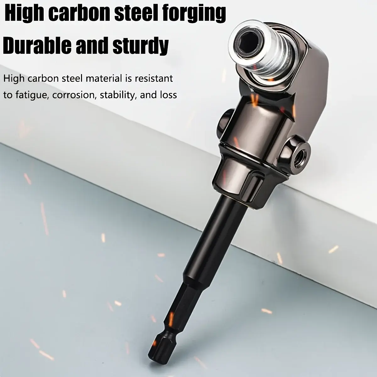 90 Degree Angle Adapter Bit Screwdriver Cornerer Right Angle Driver Alloy Steel Screwdriver Angled Tool for Screwdriver Bit