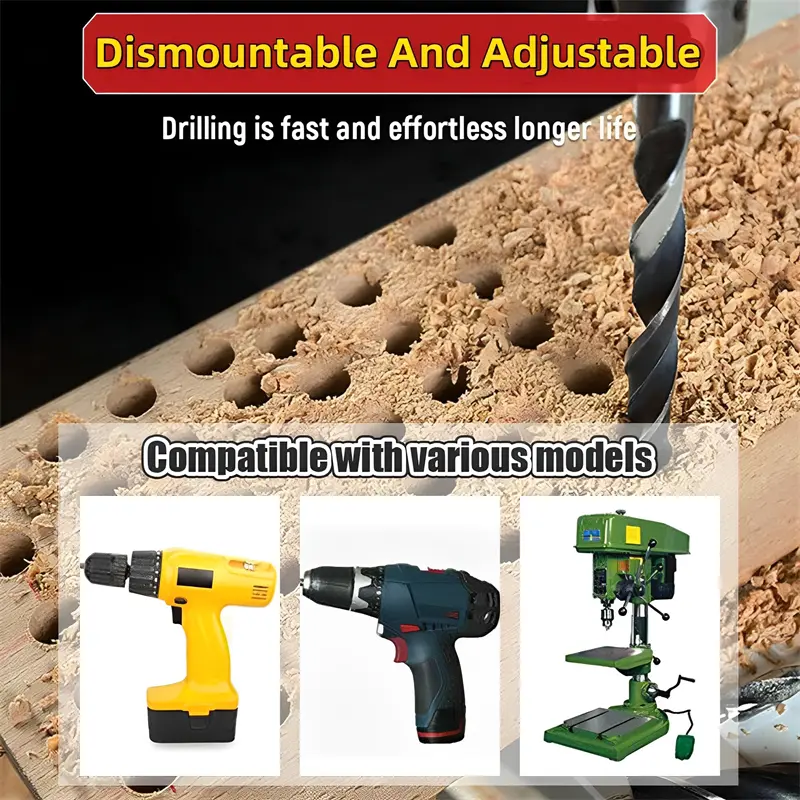 3mm-10mm HSS Countersink Drill Bit Set Reamer Woodworking Chamfer Drill Counterbore Pliot Hole Cutter Screw Hole Drill