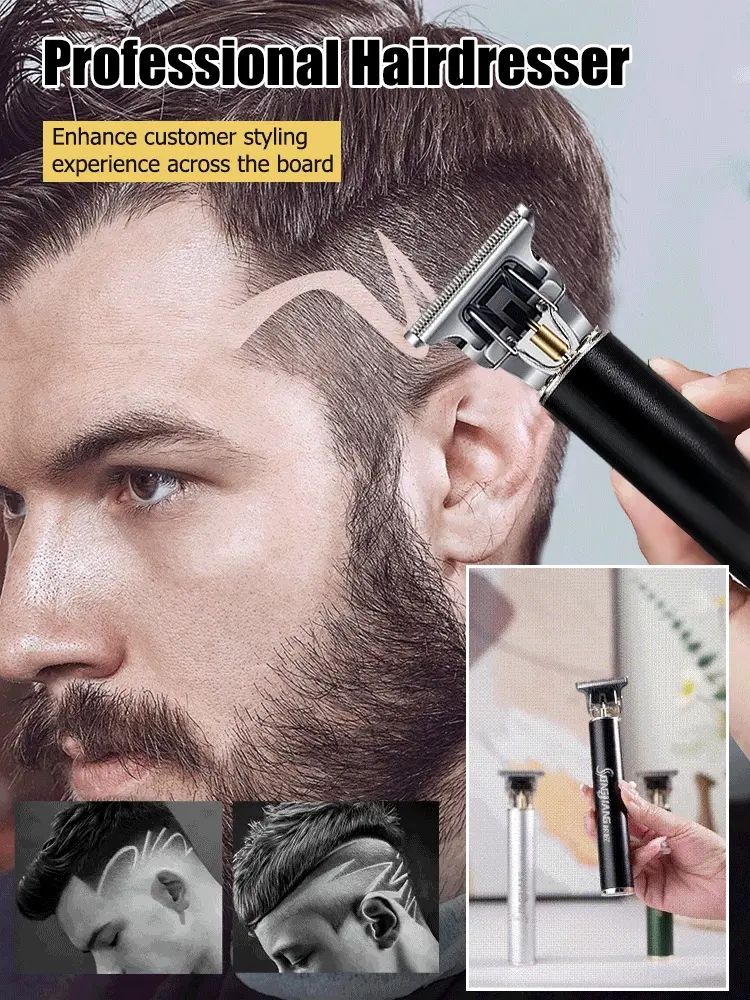 Electric Hair Clipper Hair Clipper Cordless Hair Trimmer Professional Hair Cutting Machine Electric Clipper Cordless Hair Trimme