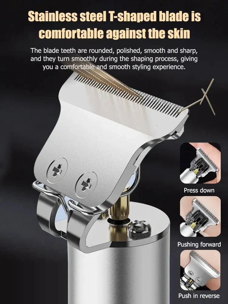 Electric Hair Clipper Hair Clipper Cordless Hair Trimmer Professional Hair Cutting Machine Electric Clipper Cordless Hair Trimme