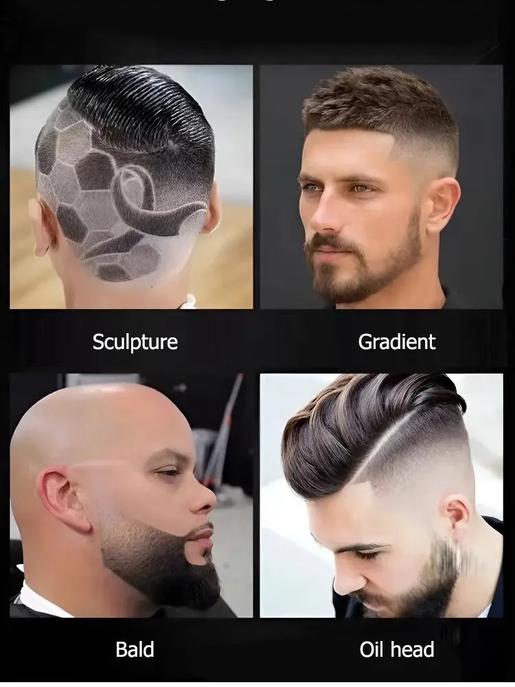 Electric Hair Clipper Hair Clipper Cordless Hair Trimmer Professional Hair Cutting Machine Electric Clipper Cordless Hair Trimme