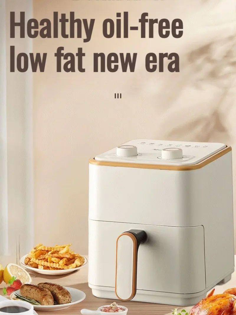 3.2L Air Fryer Electric Fryer Cooking Large Capacity Smart Oil Free French Fry Machine Oven Automatic Kitchen 360°Baking