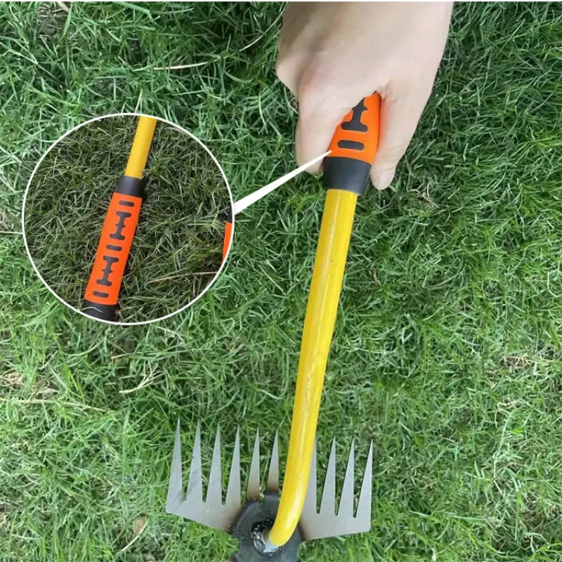 Manual Weeding Tool Vertical Digging Grass Shovel Root Remover Garden Hoe Supplie For Weeding Digging