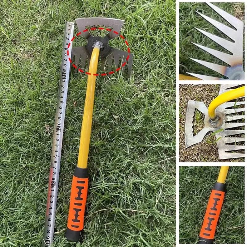 Manual Weeding Tool Vertical Digging Grass Shovel Root Remover Garden Hoe Supplie For Weeding Digging