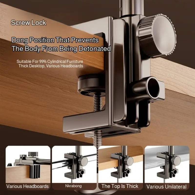 Bedside Phone Stand with Rotating Cantilever Adjustable Lazy Mobile Phone Stand for Bedside and Desktop  Live Broadcast Video