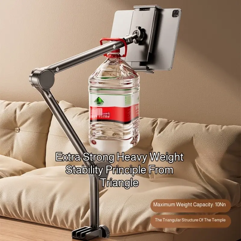 Bedside Phone Stand with Rotating Cantilever Adjustable Lazy Mobile Phone Stand for Bedside and Desktop  Live Broadcast Video