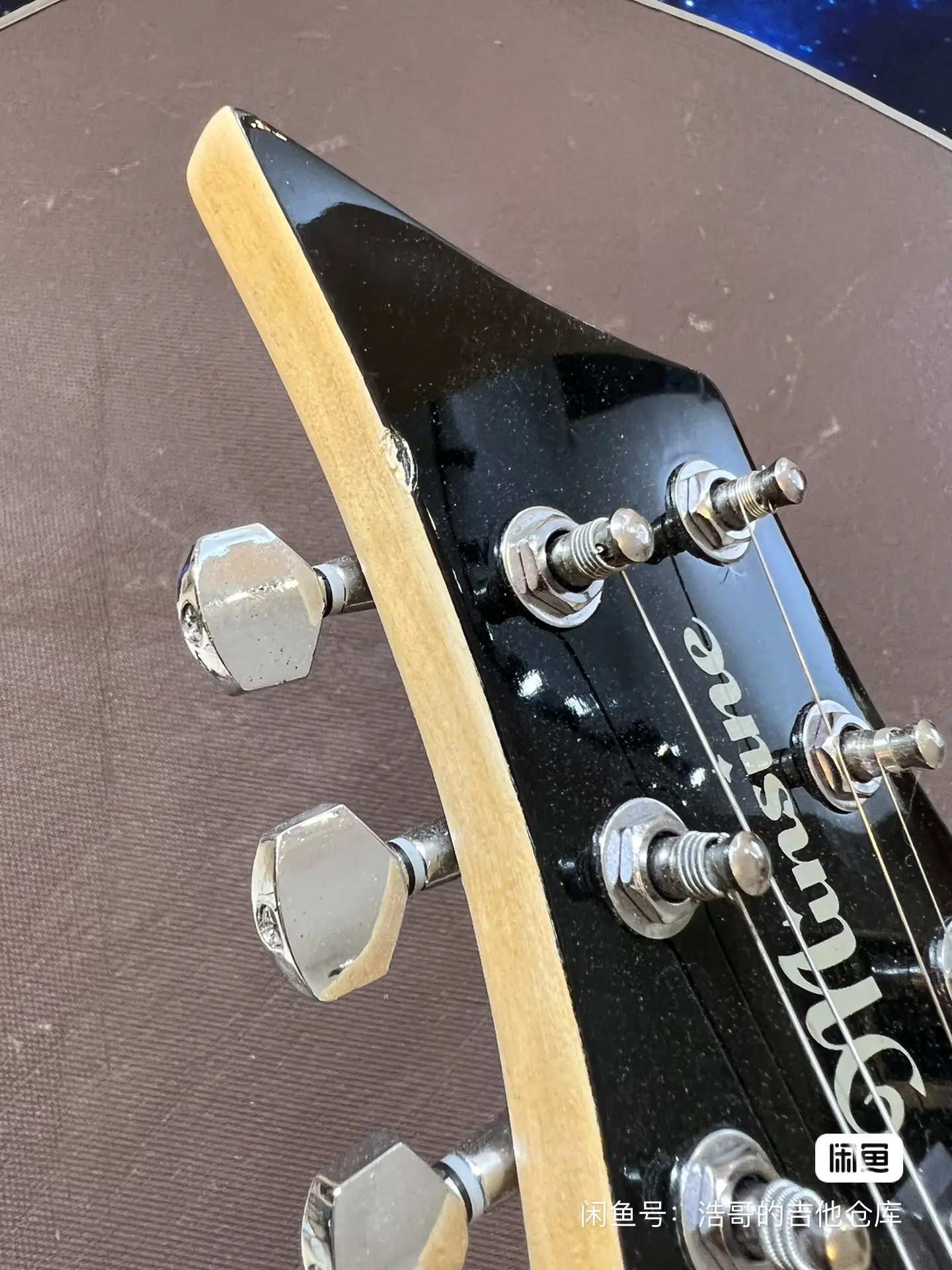Only One Stock Electric Guitars Basswood Body Glossy Floyd Rose HSH Pickups Solid Wood Guitar Floydrose Style Real Photos