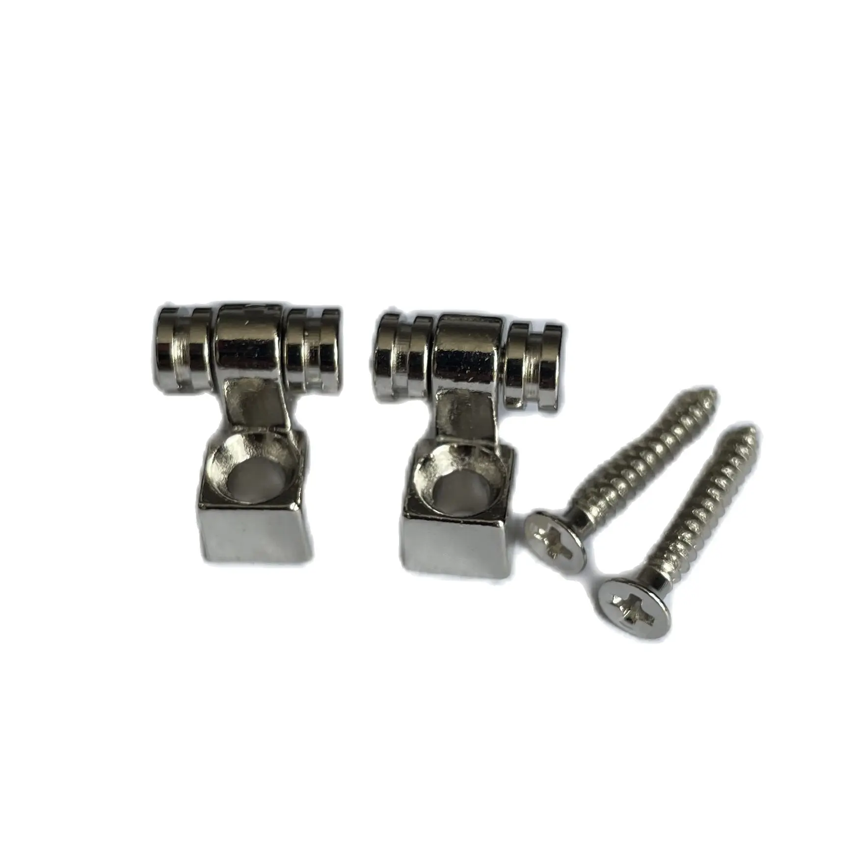 1Pcs/2Pcs Electric Guitar Roller String Trees Retainer Mounting Tree Guide with Screws Silver Black 2 Color Guitar Accessories