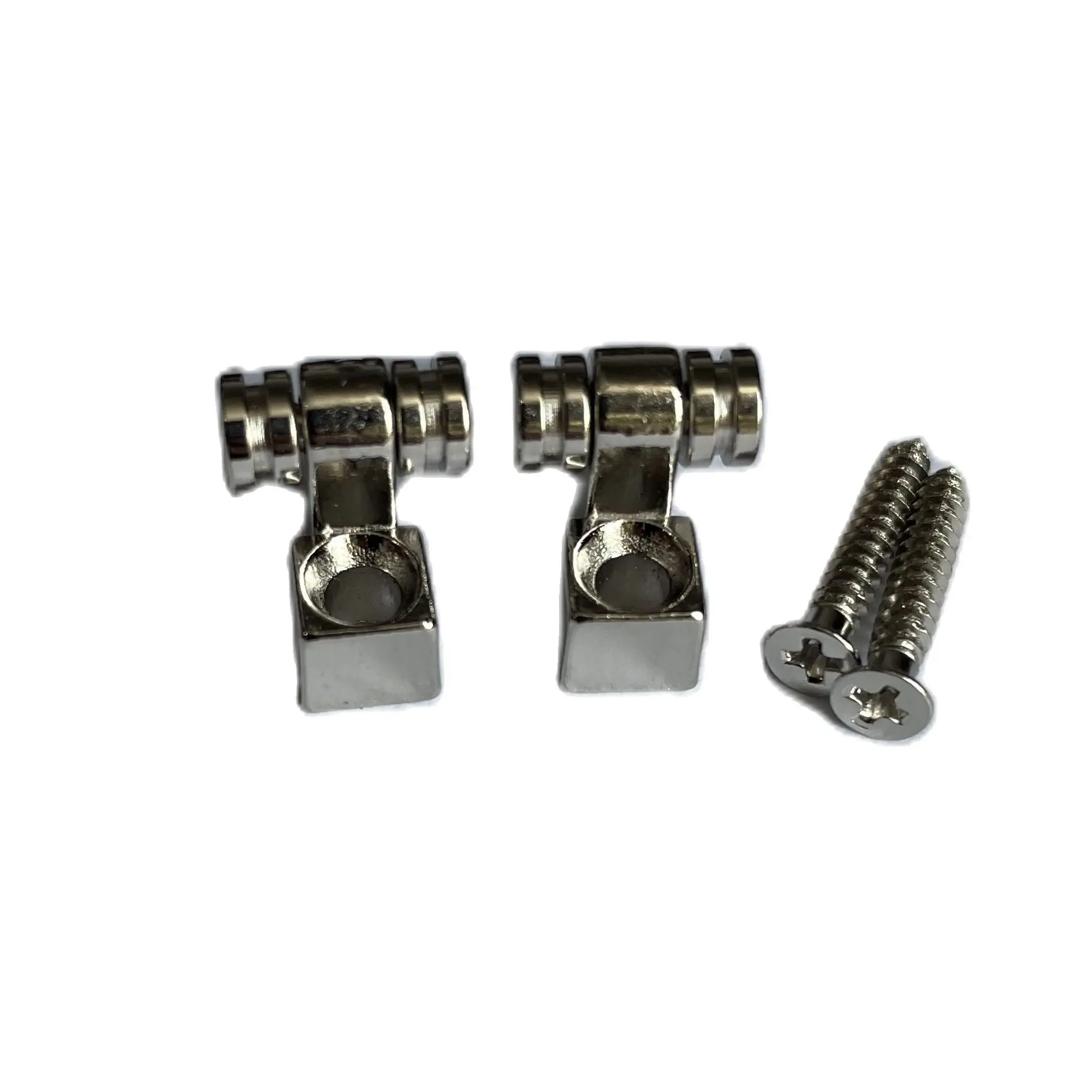 1Pcs/2Pcs Electric Guitar Roller String Trees Retainer Mounting Tree Guide with Screws Silver Black 2 Color Guitar Accessories