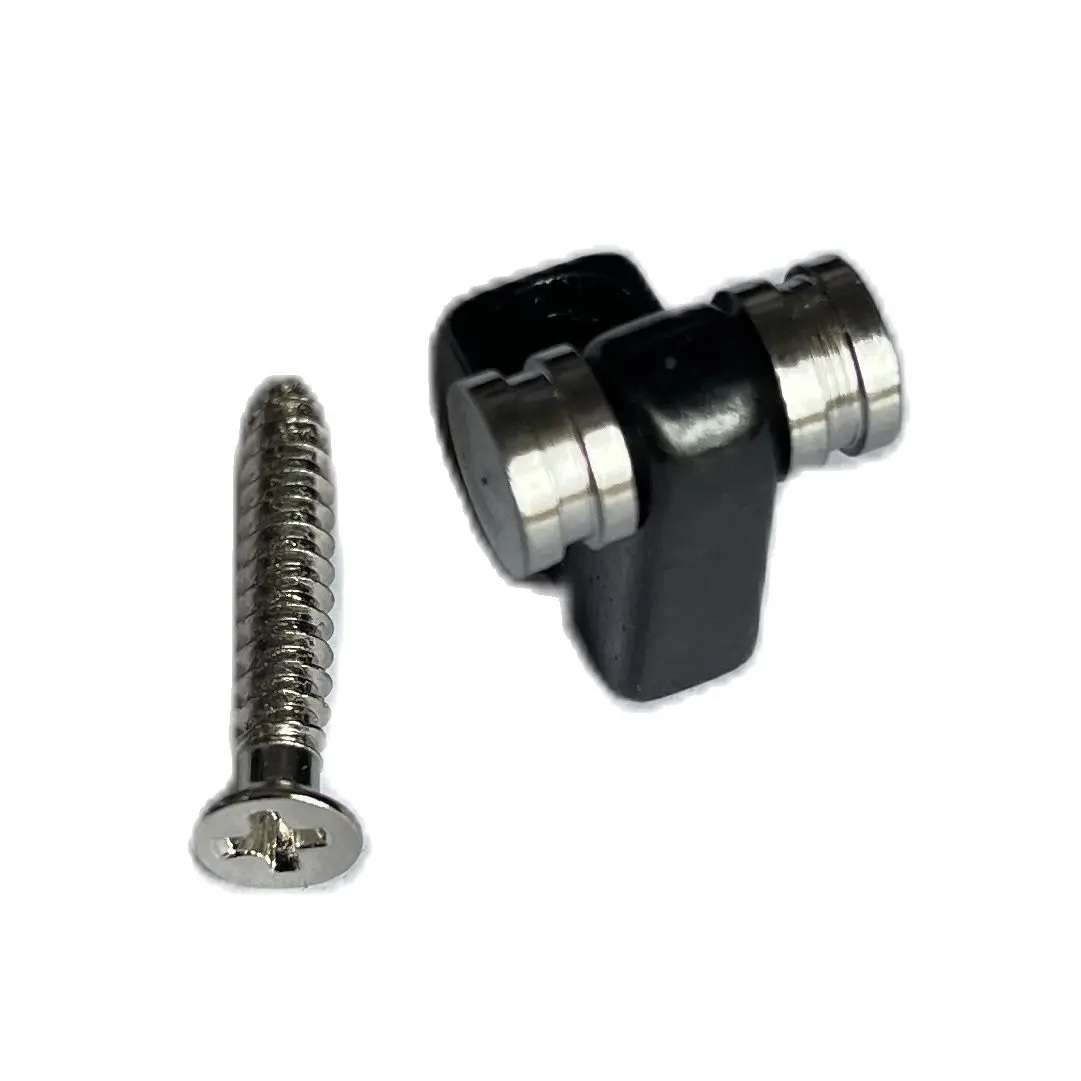 1Pcs/2Pcs Electric Guitar Roller String Trees Retainer Mounting Tree Guide with Screws Silver Black 2 Color Guitar Accessories
