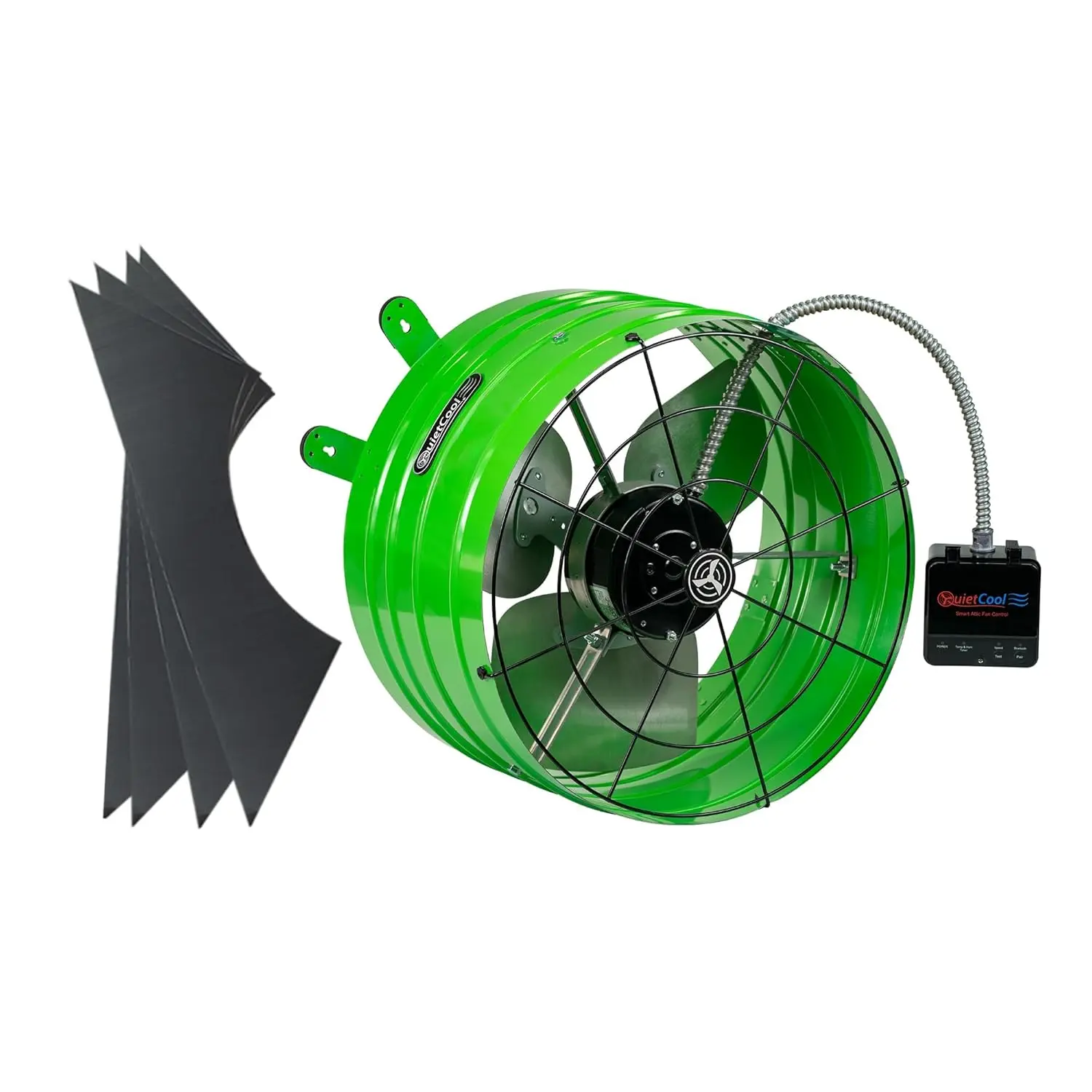 AFG SMT ES-3.0 Smart Attic Fan, Up to 2801 CFM,  As low as 22 Watts, Thermostat and Humidistat, 20ft Power Cord, Three Speed
