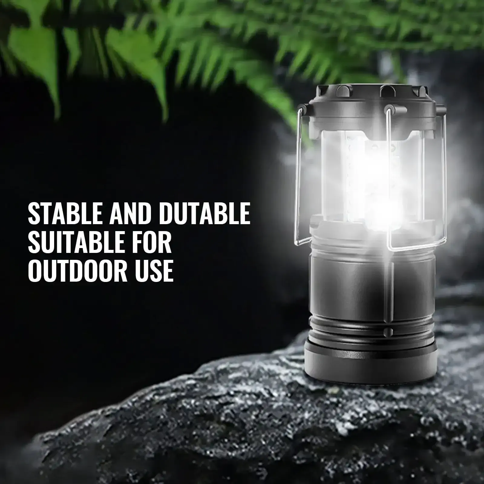 LED Camping Lanterns Collapsible Battery Powered Camping Lights Set of 4