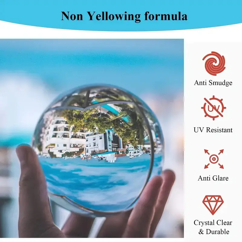 Crystal Clear Epoxy Resin Kit Casting And Coating For Table Tops Art Jewelry Projects DIY Tumbler Crafts Molds Mix 1:1 Ratio