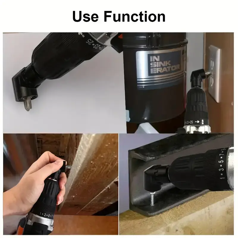 105° Hexagonal Handle To Square Bit Connecting Rod Electric Drill Wind Batch Conversion Sleeve Wrench 1/2 3/8 1/4 Conversion Rod