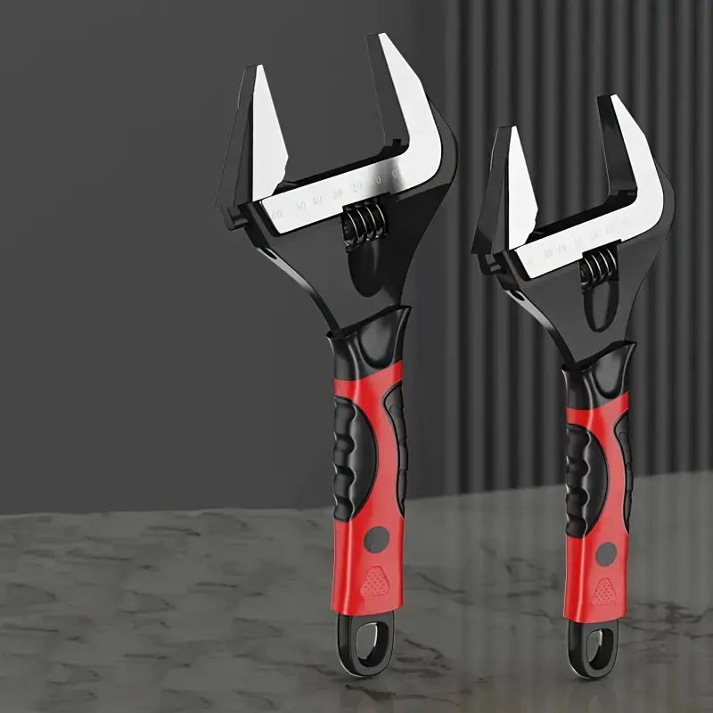 Adjustable Wrench Universal Spanner 6" 8" 10" 12" Multifunctional Professional Large Open End Adjustable Wrench Repair Tools