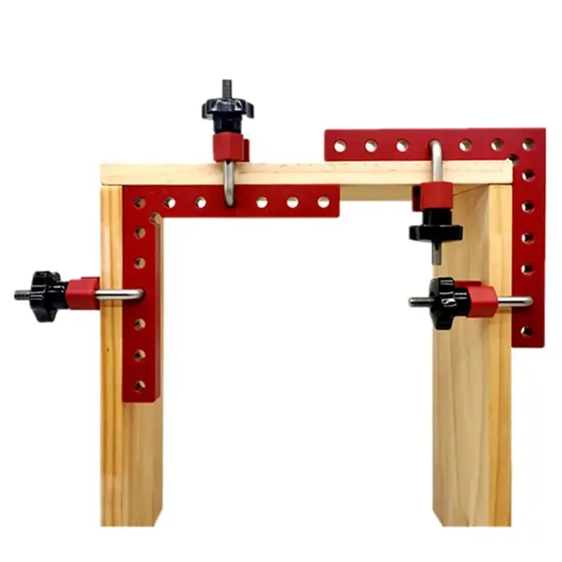 3pcs 90 Degrees L-Shaped Auxiliary Fixture Splicing Board Positioning Panel Fixed Clip Carpenter's Square Ruler Woodworking Tool