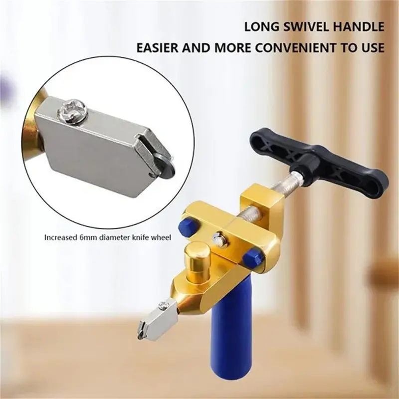 2 In 1 Glass Ceramic Tile Cutter Opener Breaker Pliers Tile Wheel Diamond Roller Cutting Manual Diamond With Knife Hand Tools