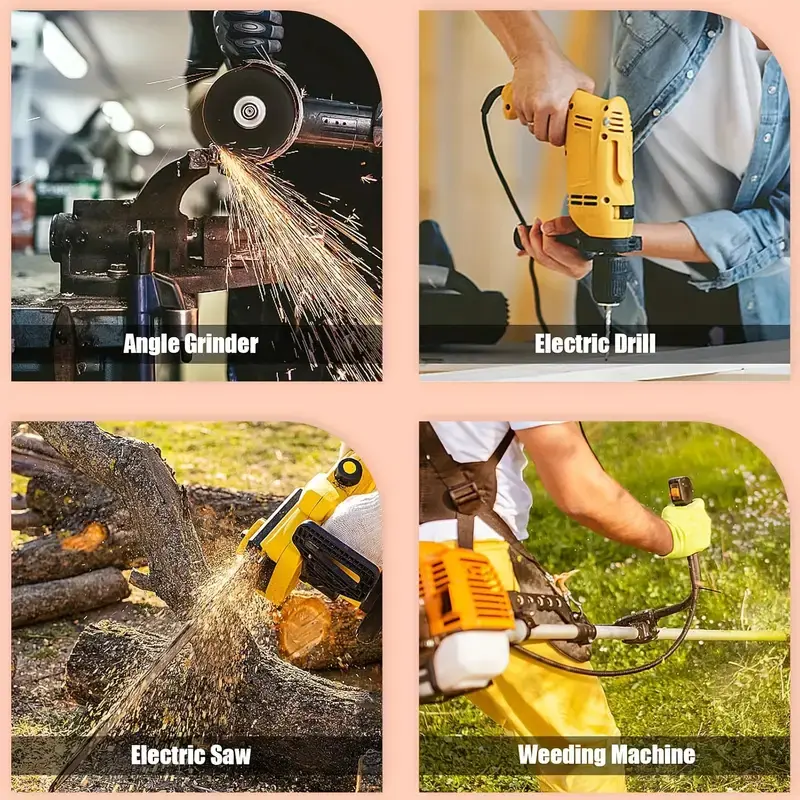40pcs Motor Carbon Brush Electric Motors Graphite Brush 10 Different Types Generic Replacement Power Tool Components With Box