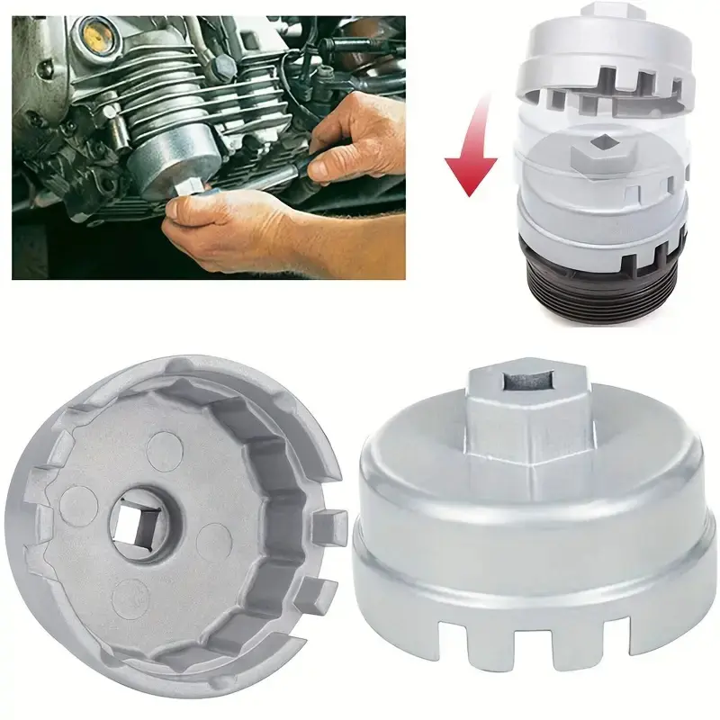 1pc Professional Aluminum Alloy Oil Filter Wrench For Toyota Highlander RAV4 Lexus Oil Filter Removal Tool Car Repair Tools