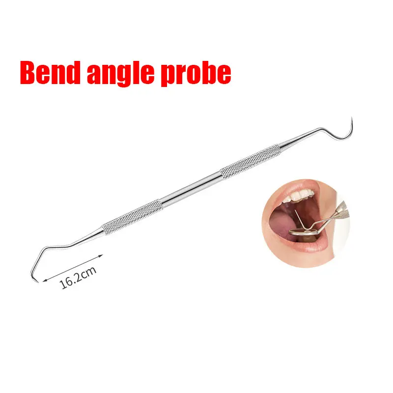 10pcs Stainless Steel Dental Examination Tool Teeth Wax Carving Kit Dentistry Instrument Materials For Fresh Breath & Teeth Care
