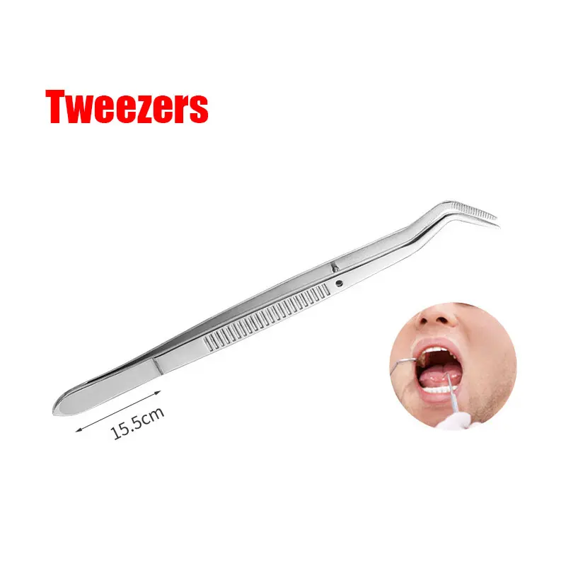 10pcs Stainless Steel Dental Examination Tool Teeth Wax Carving Kit Dentistry Instrument Materials For Fresh Breath & Teeth Care