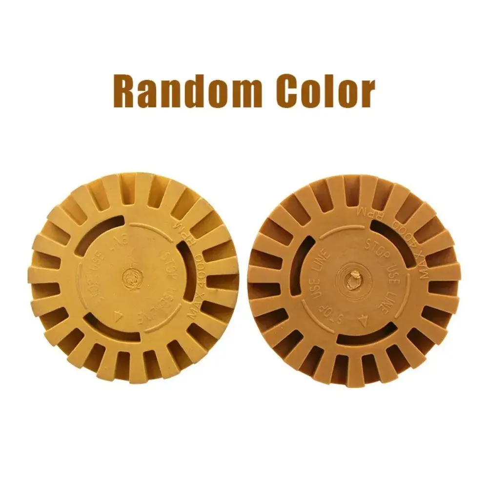 4inch Car Decal and Car Sticker Remover with Drill Adapter Rubber Eraser Wheel Remove Car Decals Vinyl & Stickers for Auto Body