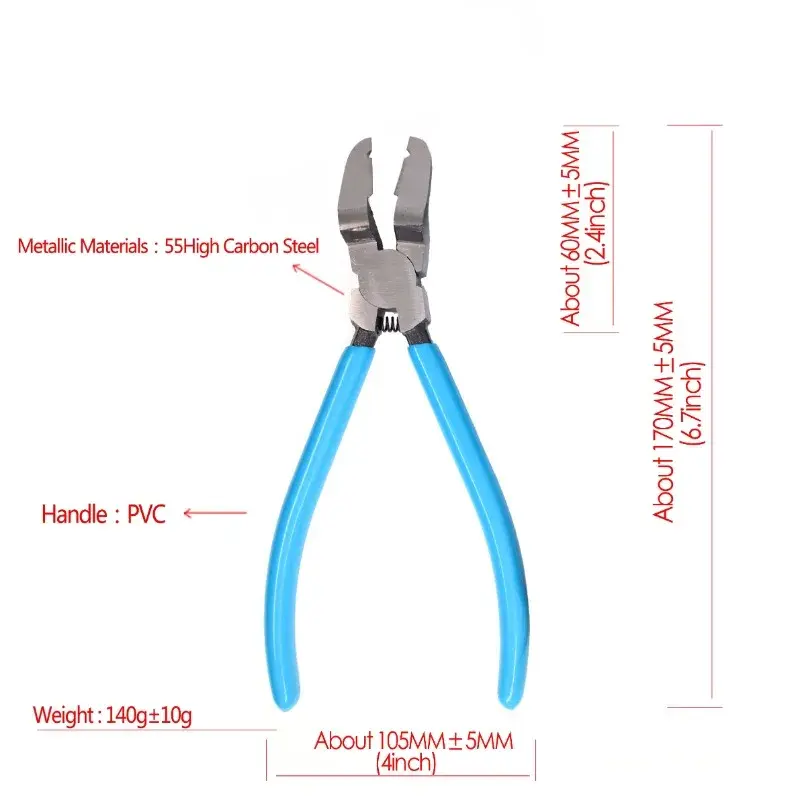 Car Clip Pliers Car Rivet Tightening Pliers Multifunctional Diagonal Pliers Staple Screwdriver Removal Tool Hand Tools Sets