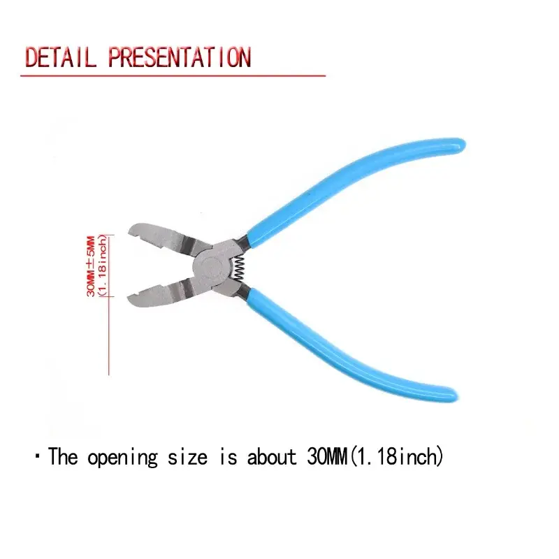 Car Clip Pliers Car Rivet Tightening Pliers Multifunctional Diagonal Pliers Staple Screwdriver Removal Tool Hand Tools Sets