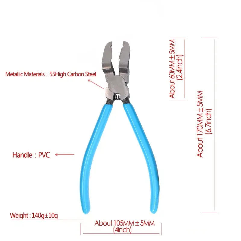 Car Clip Pliers Car Rivet Tightening Pliers Multifunctional Diagonal Pliers Staple Screwdriver Removal Tool Hand Tools Sets