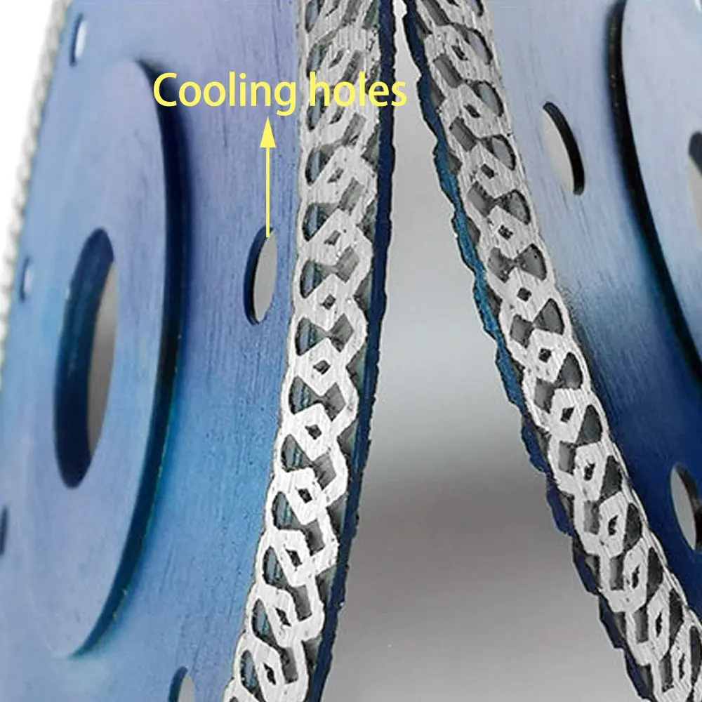 Turbo Diamond Saw Blade Disc Porcelain Tile Ceramic Granite Marble Cutting Blades For Angle Grinder Diamond Saw Blade 3 Sizes