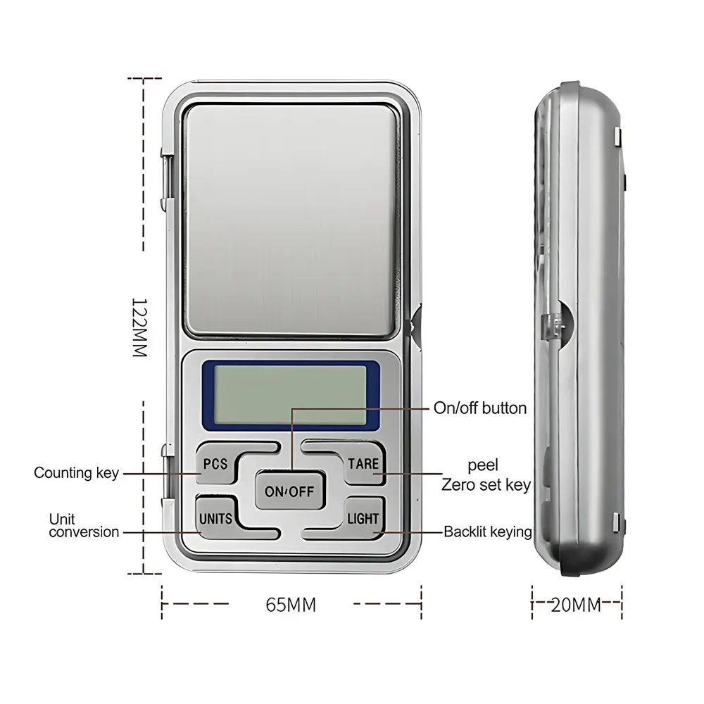 Portable Mini Jewelry Scale High Precision Antique Electronic Weighing Tea Household Gold Weight