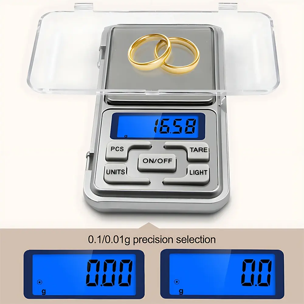 Portable Mini Jewelry Scale High Precision Antique Electronic Weighing Tea Household Gold Weight