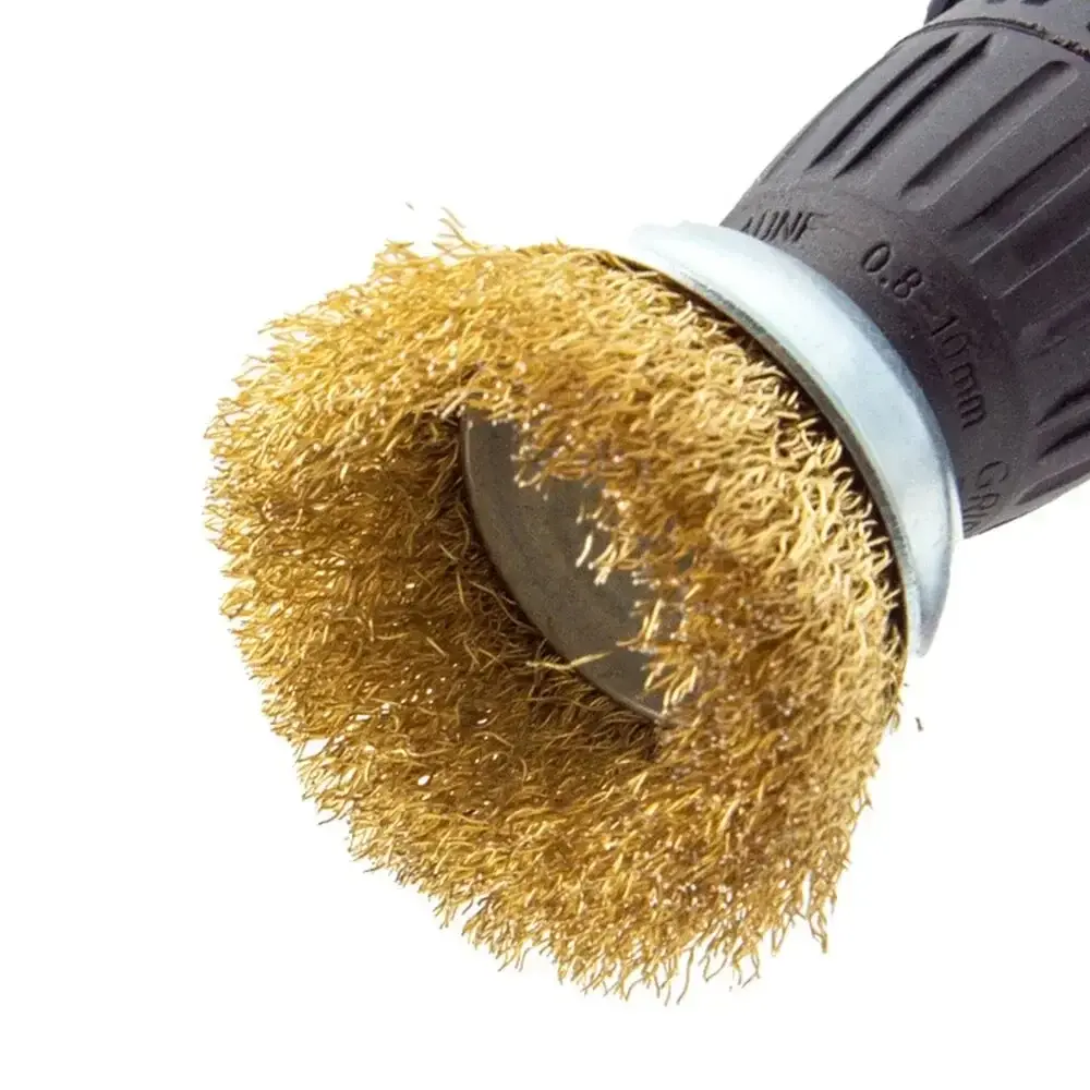 5Pcs Wire Brush Set Grinding Wheel Rust Removal Polishing Brush for Electric Grinder Drill Reliable Tool Accessories