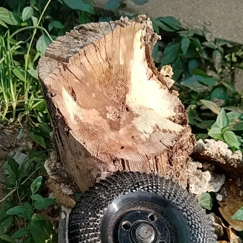 1Pc 4Inch Wood Grinder Wheel Disc, Wood Shaping Wheel, Grinding Wheel Carving Abrasive Disc for Woodworking Grinders