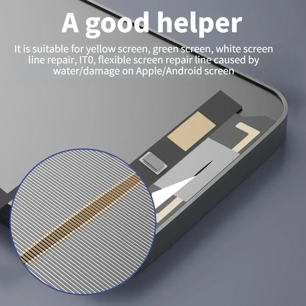 ️Universal Nano Conductive Silver Paste Screen Repair Line for PhoneS for iPhone Android Green/Yellow Screen Fix Tools