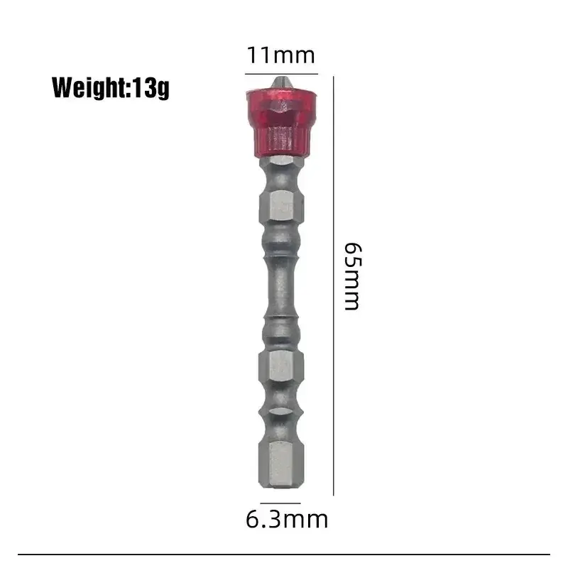 5pcs Magnetic Screwdriver Alloy Steel Single Head Cross Bit Tool For Use With Any Electric Drill Cordless Drill Hand Tool Parts