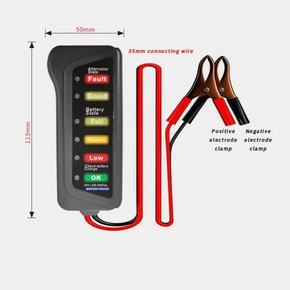 Automotive Inspection Tools Scan Car Battery Tester  Repair Code Reader Convenient for Car Battery Inspection