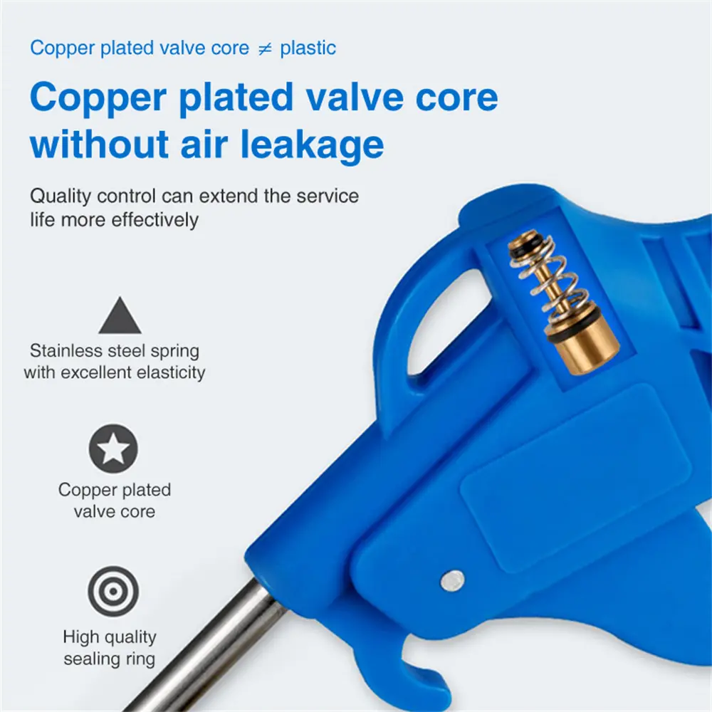 Air Blow Gun Blowing Airsoft Guns Hand Held Pneumatic Cleaning Tool Dust Spray Port Duster Clean Multi-Purpose