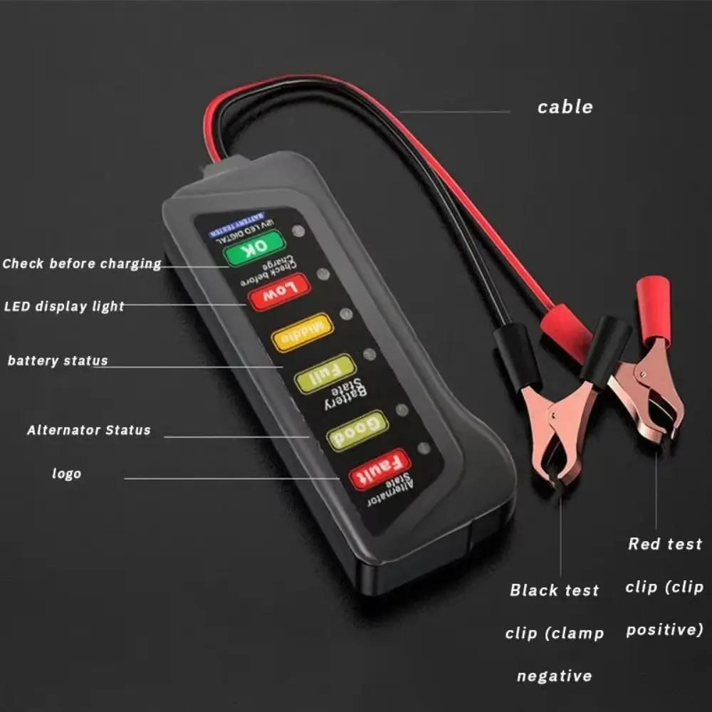 Automotive Inspection Tools Scan Car Battery Tester  Repair Code Reader Convenient for Car Battery Inspection