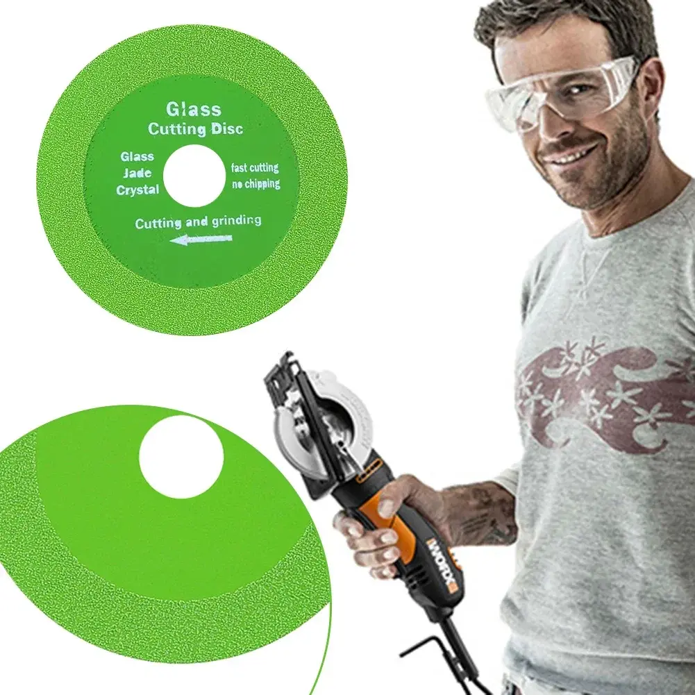 1PC 100/125mm Glass Cutting Disc Diamond Marble Saw Blade Ceramic Tile Jade Polishing Cutting Tool Sharp Brazing Bottle Grinding