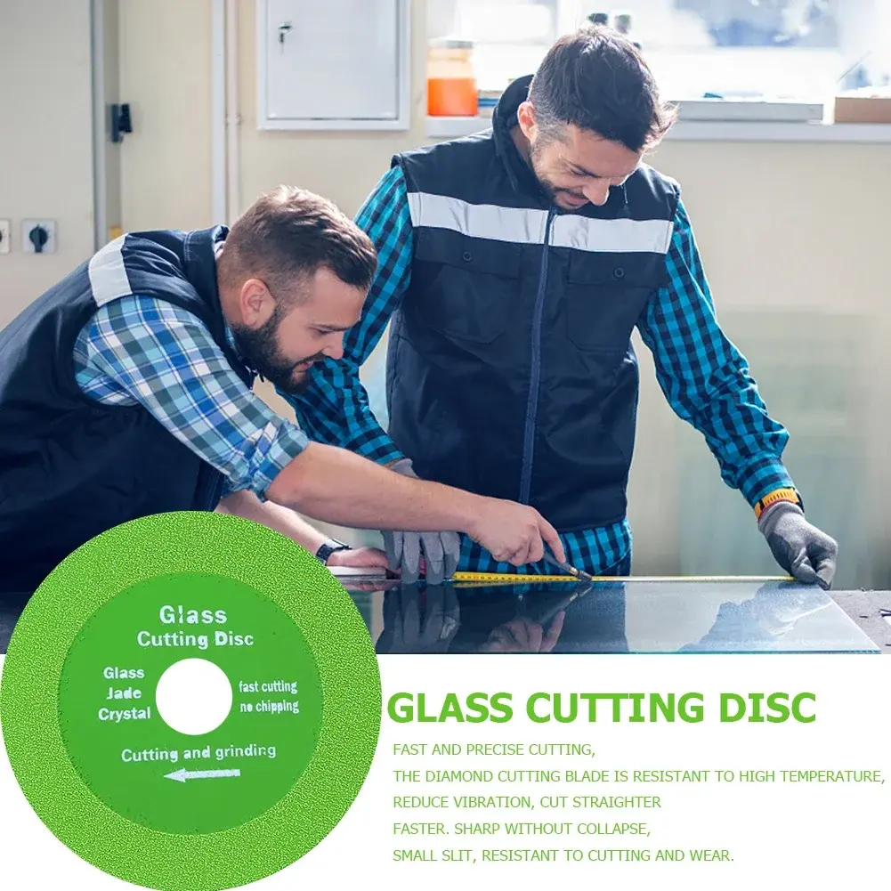 1PC 100/125mm Glass Cutting Disc Diamond Marble Saw Blade Ceramic Tile Jade Polishing Cutting Tool Sharp Brazing Bottle Grinding