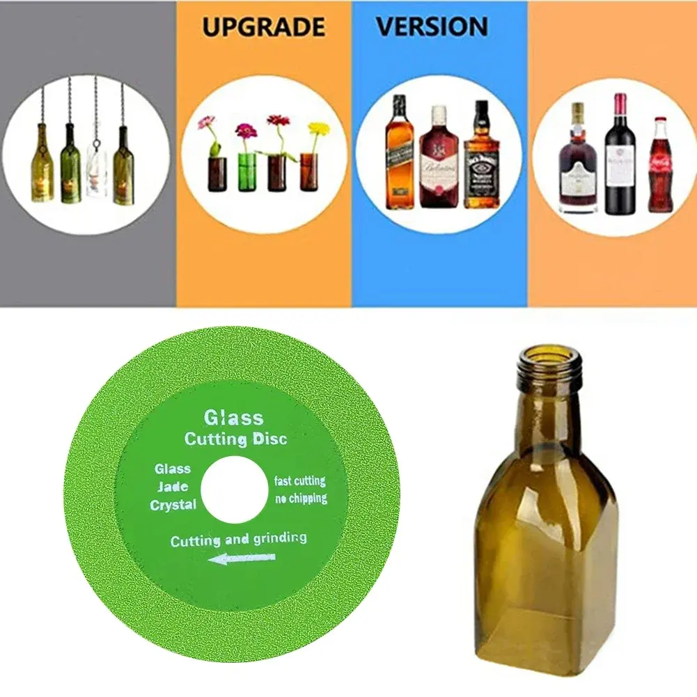 1PC 100/125mm Glass Cutting Disc Diamond Marble Saw Blade Ceramic Tile Jade Polishing Cutting Tool Sharp Brazing Bottle Grinding
