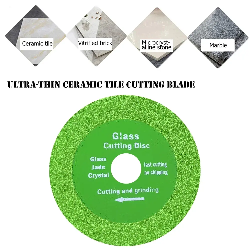1PC 100/125mm Glass Cutting Disc Diamond Marble Saw Blade Ceramic Tile Jade Polishing Cutting Tool Sharp Brazing Bottle Grinding