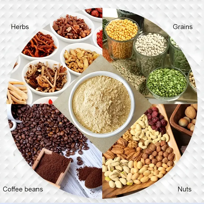 Multifunctional Powder Grinder  Electric Coffee Grinder Beans Spices Grains Grinder Fast Grinding Stainless Steel Grinder