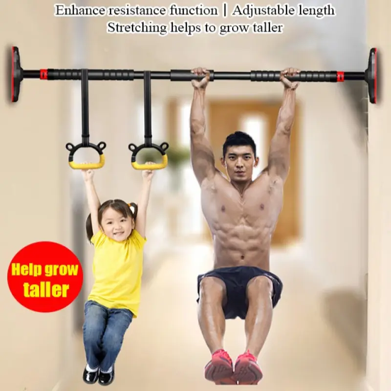 Door-mounted Pull-up Bar Indoor Children's Non-pressing Wall-mounted Pull-up Machine No Punching Single-bar Fitness Equipment