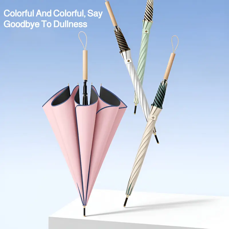 Creative Flower Umbrella Long Handle Umbrella High Value Sunny and Rainy Dual-use Umbrella Sunscreen Sunshade Straight Umbrella